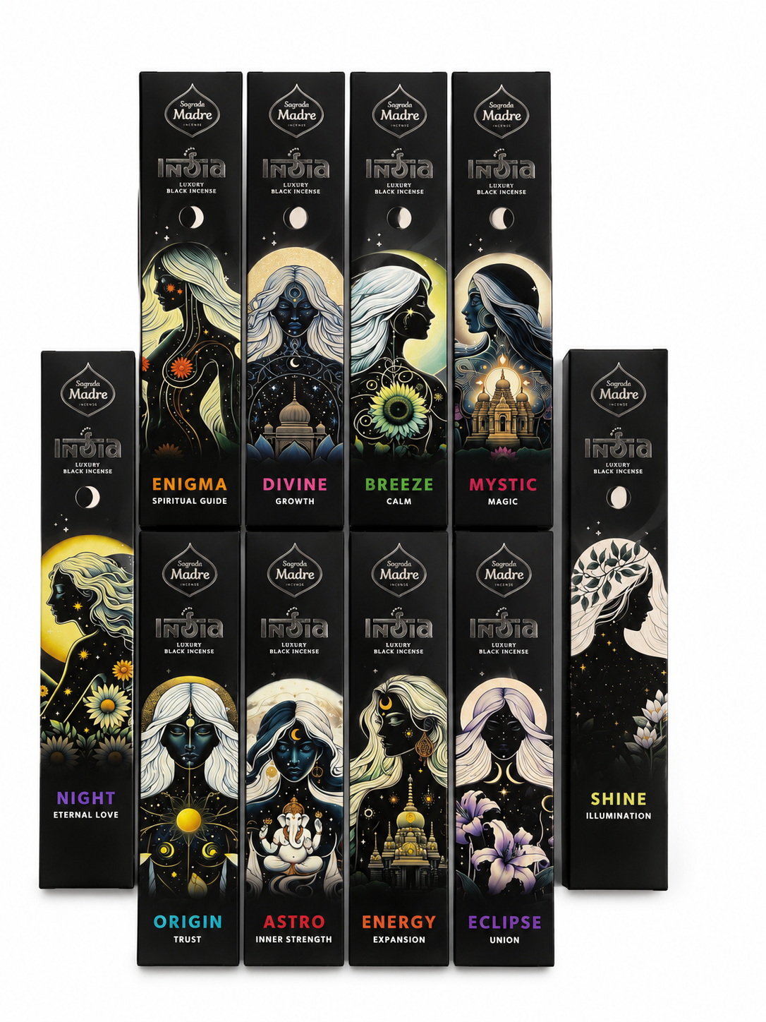 Incienso India Luxury Black - Sagrada Madre