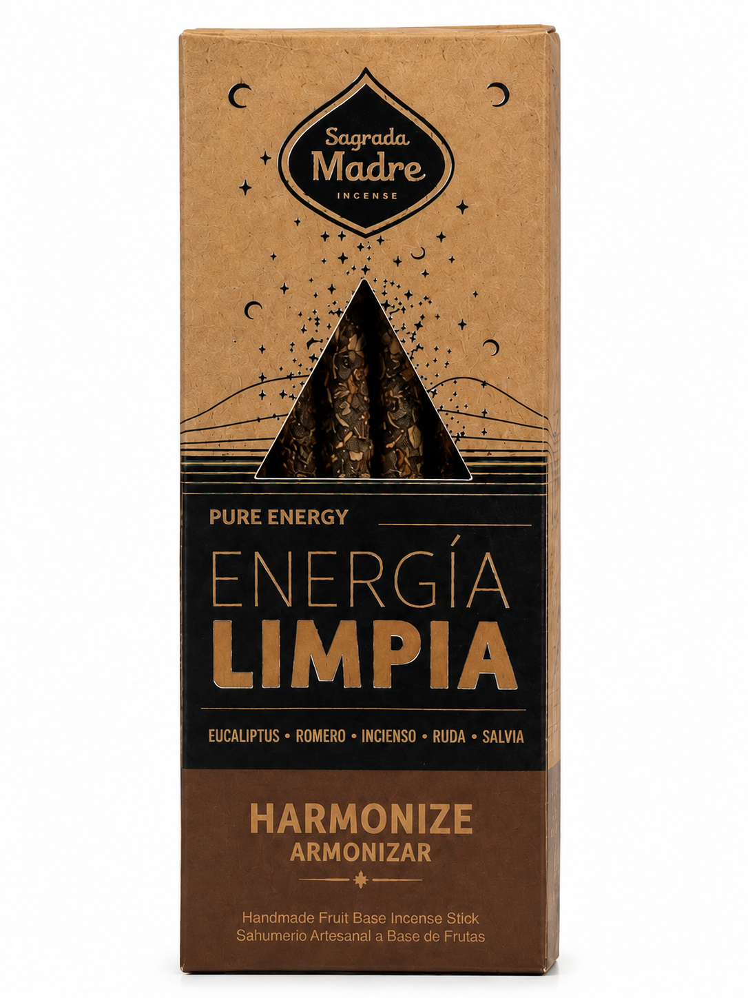 Incienso Energía Limpia - Sagrada Madre