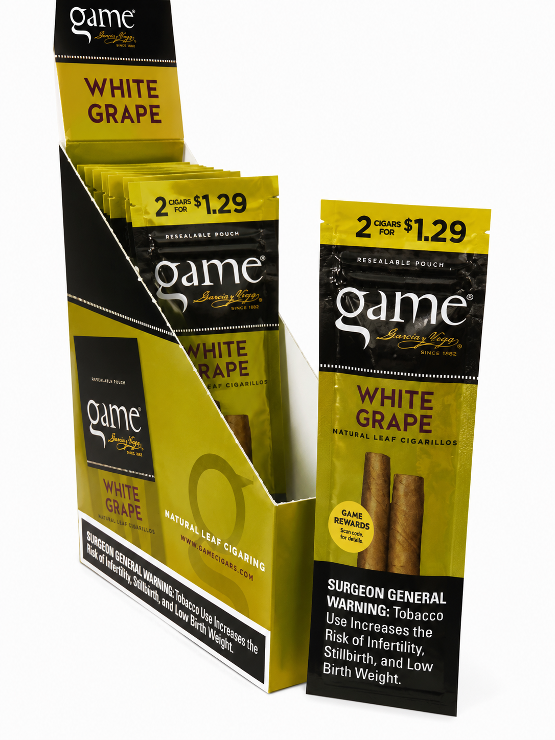 Game Garcia y Vega cigarrillos