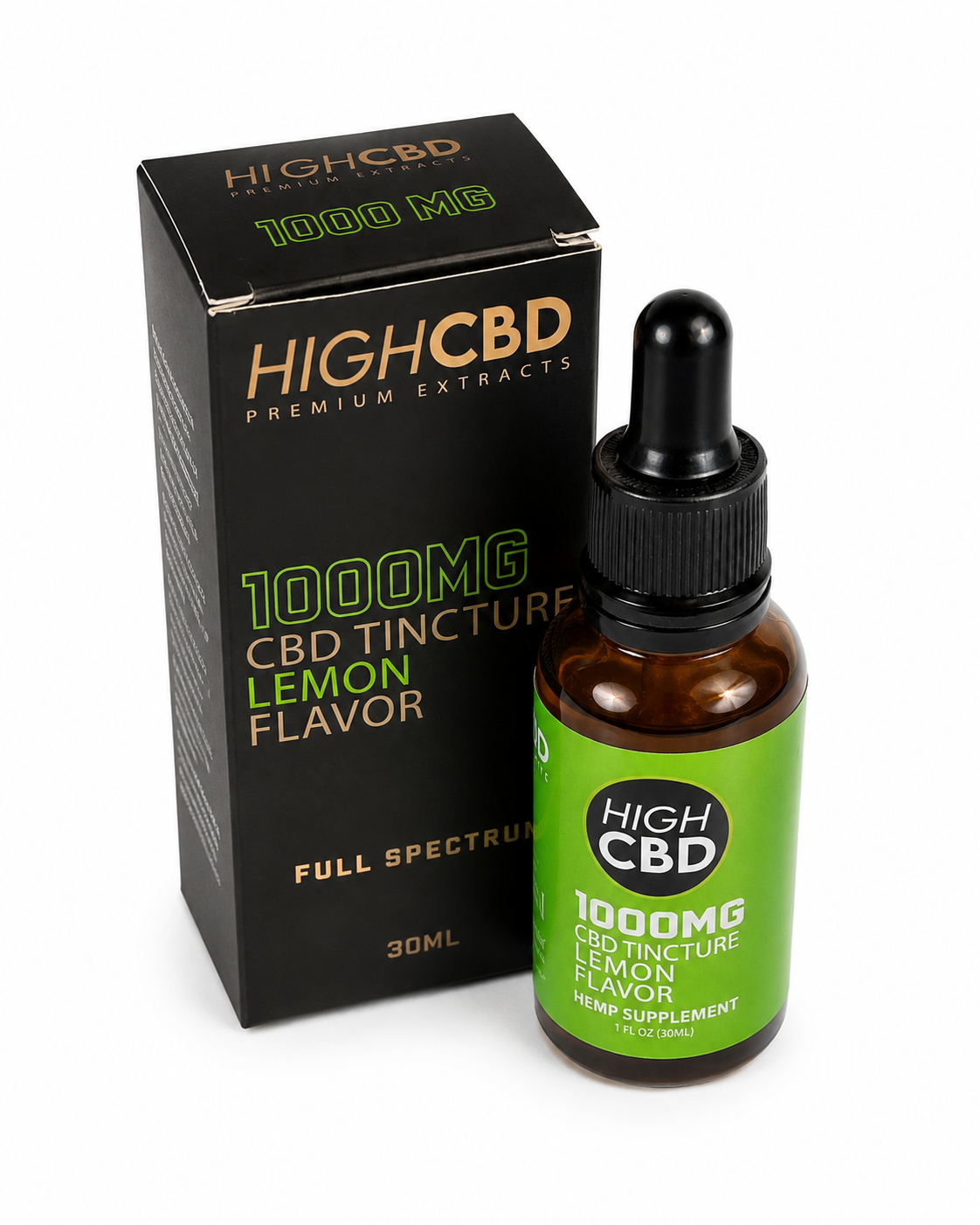 HIGH CBD TINTURA DE CBD DE LIMÓN