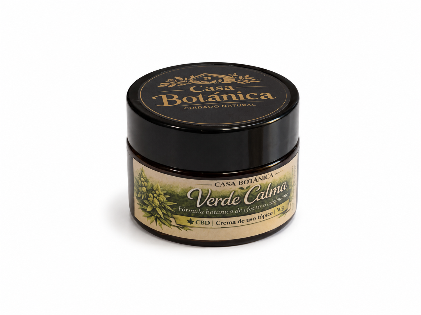 Crema Tópica con CBD Casa Botánica Verde Calma – 25 g