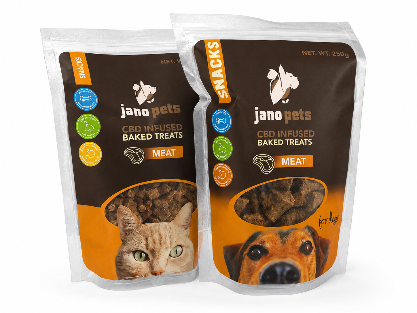 JANOPETS CBD INFUSED BAKED TREATS x 250 gr