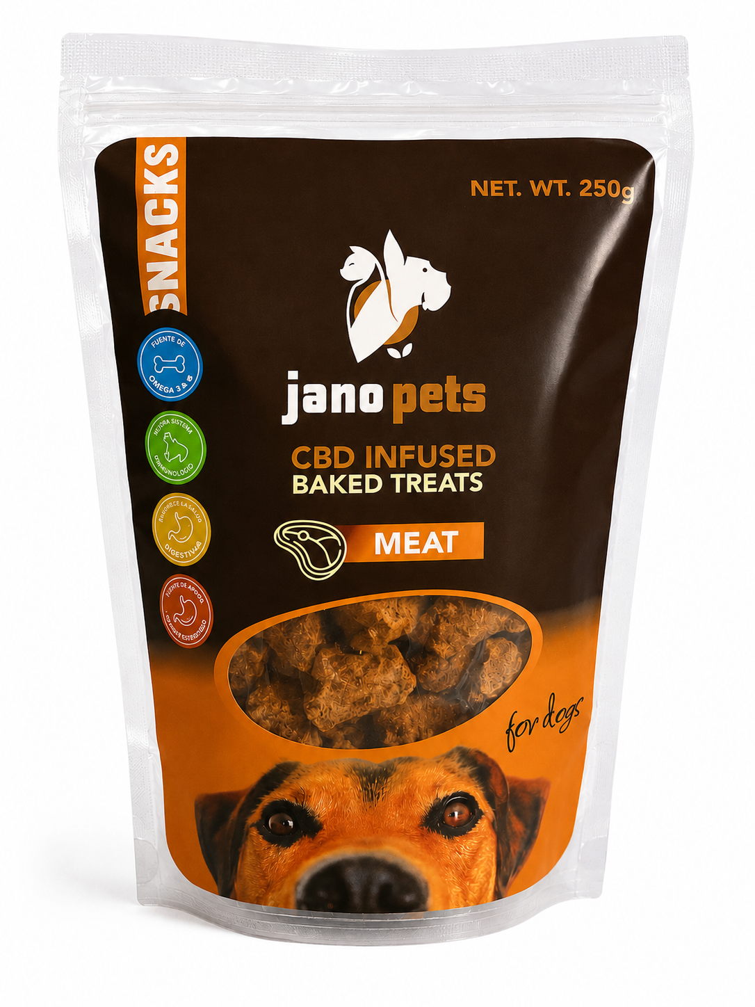 JANOPETS CBD INFUSED BAKED TREATS x 250 gr