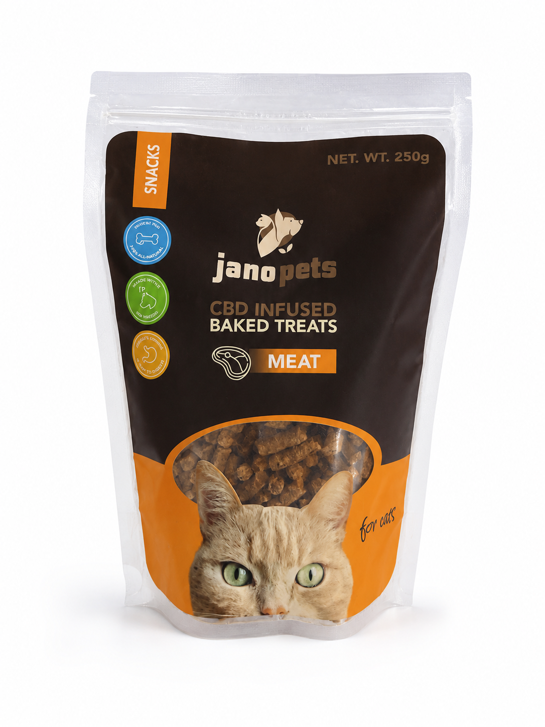 JANOPETS CBD INFUSED BAKED TREATS x 250 gr