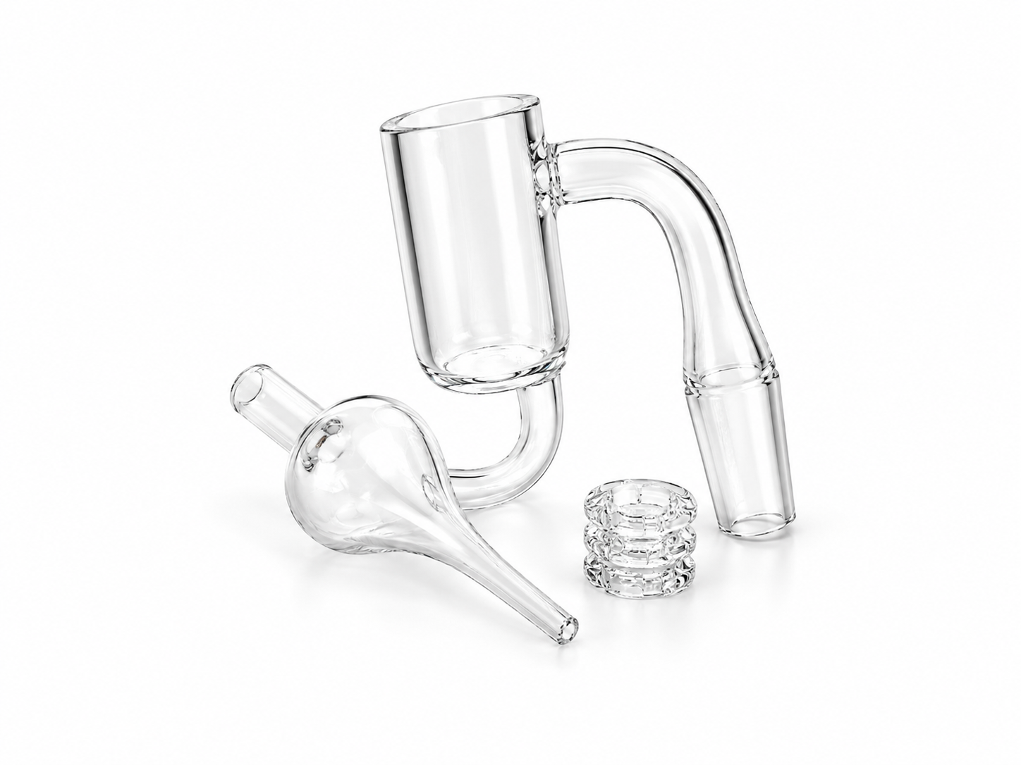 Accesorio de Vidrio Tipo Recycler para Concentrados Macho de 18 mm