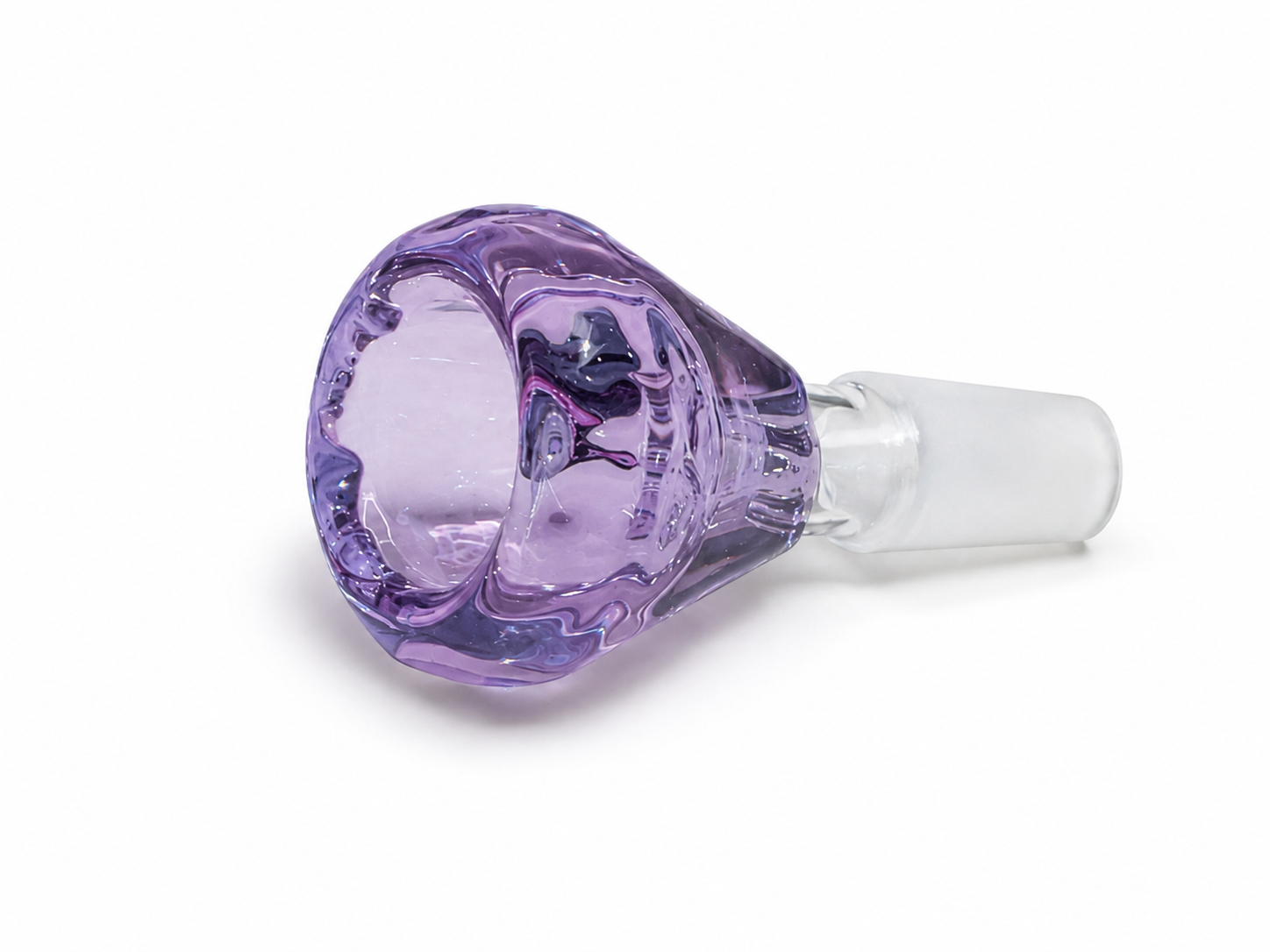 Bowl de Vidrio Macho de 18 mm – Diseño Morado