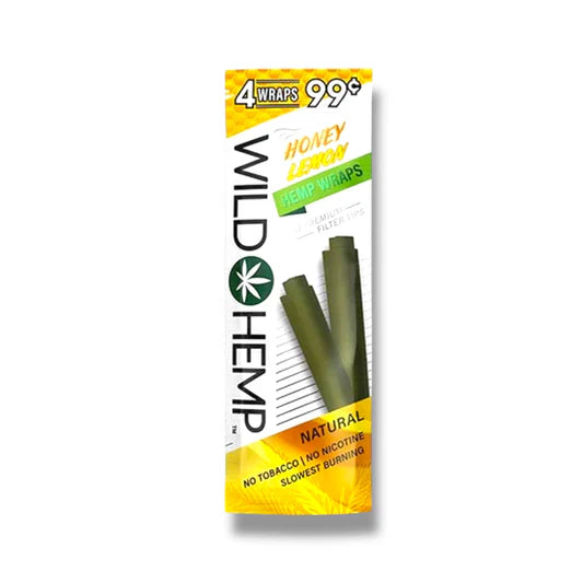 Native Hemp Wraps WILD HEMP WRAPS HONEY LEMON + TIPS – Green Smokers