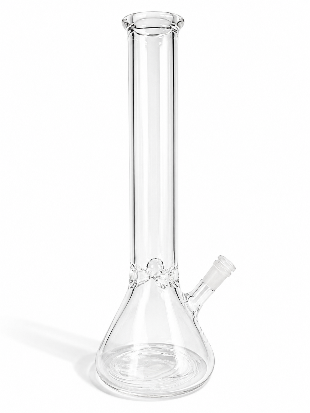 Bong de Vidrio Transparente Tipo Beaker