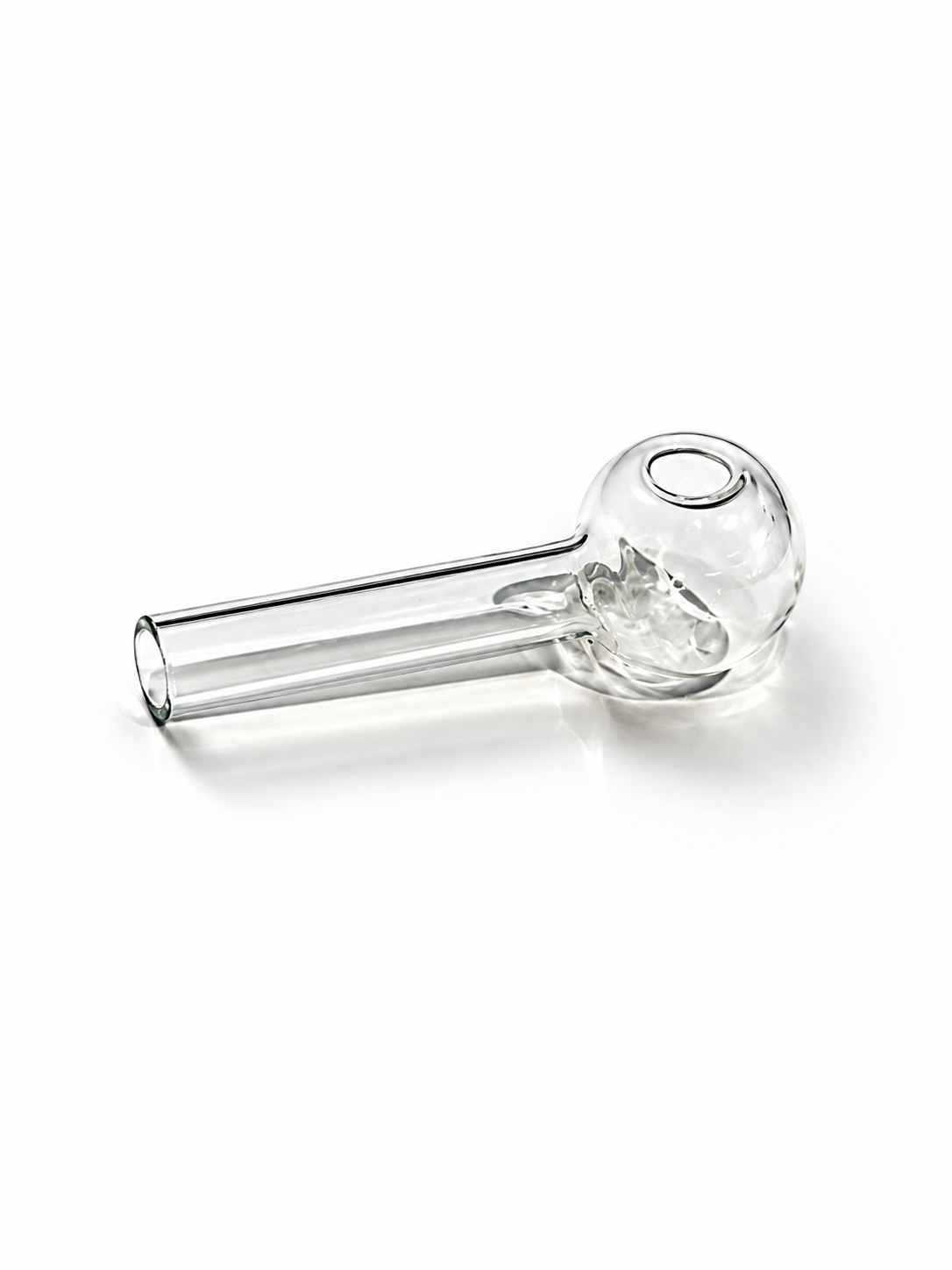 Pipa de Vidrio Transparente - 5cm