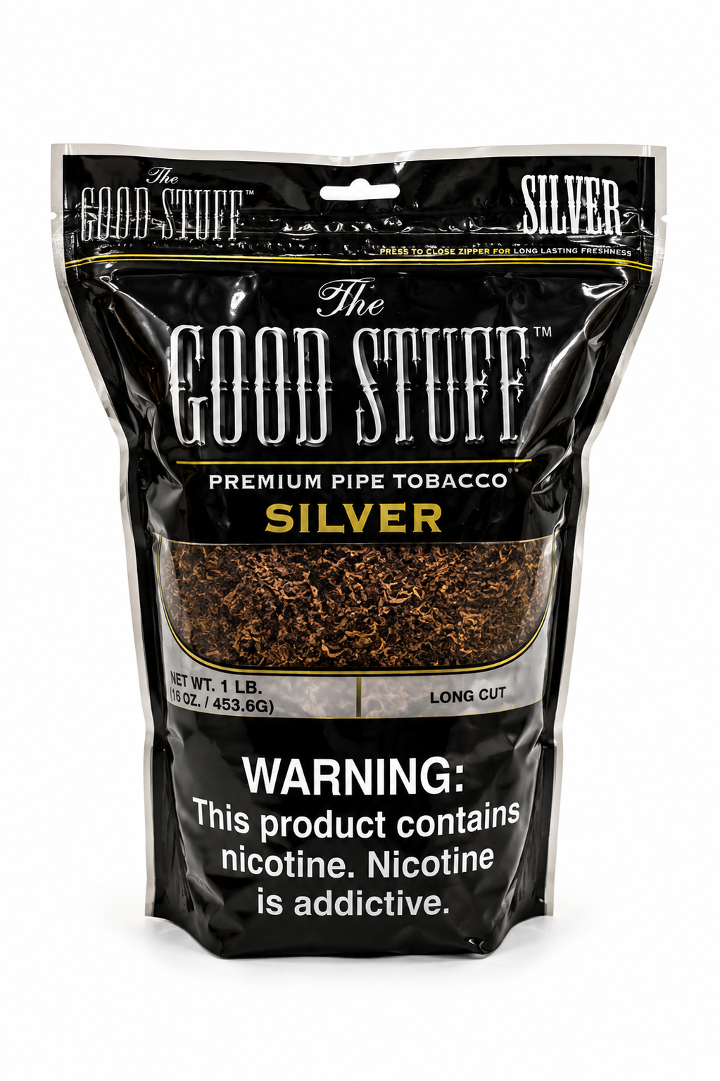 Tabaco para Pipa The Good Stuff Silver – Long Cut 1 lb