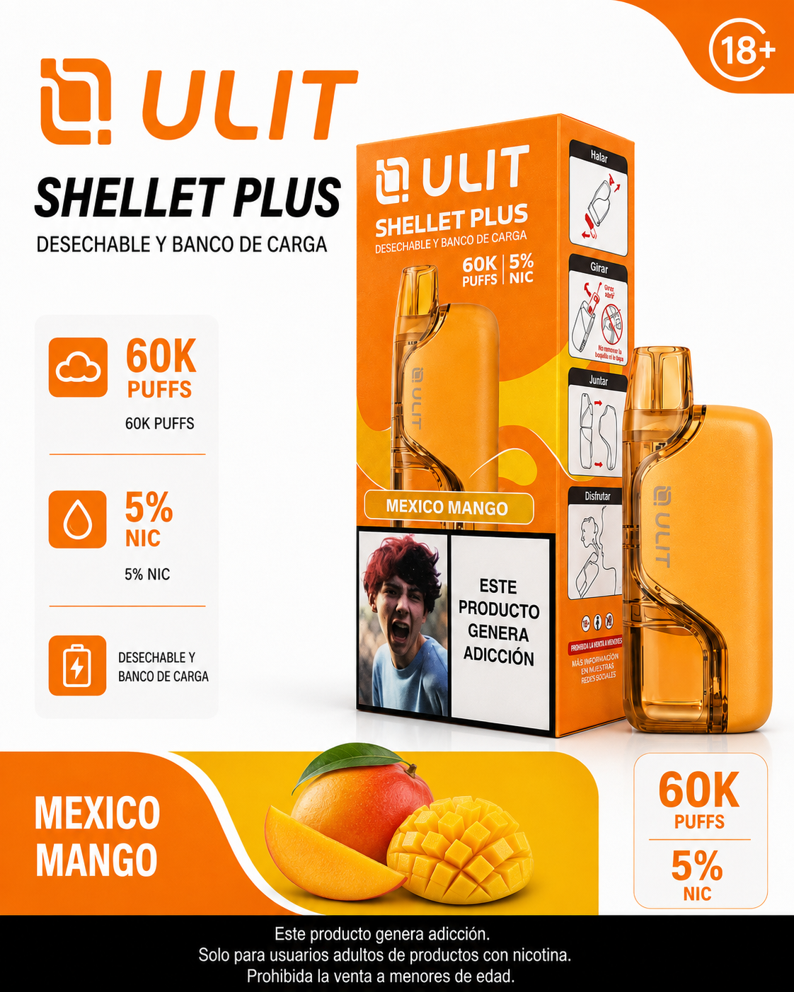 ULIT Shellet Plus 60.000 Caladas