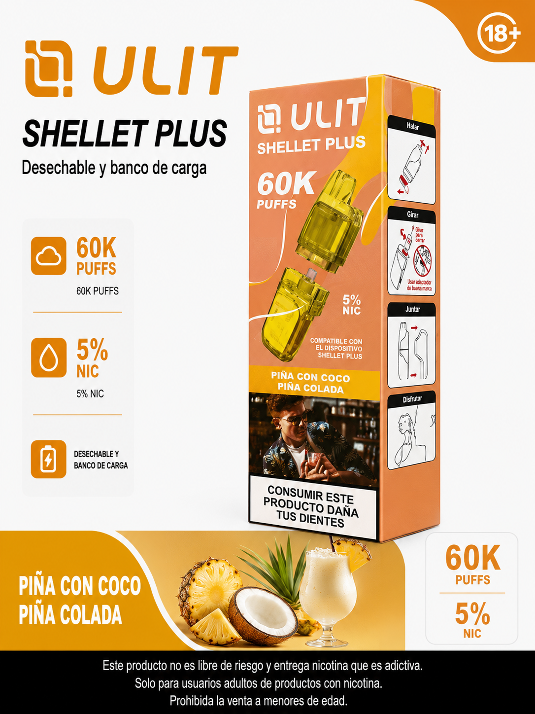 Cápsula prellenada de la marca ULIT