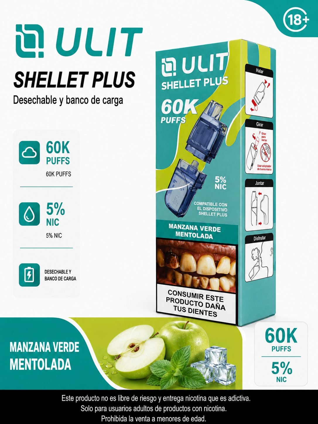 Cápsula prellenada de la marca ULIT