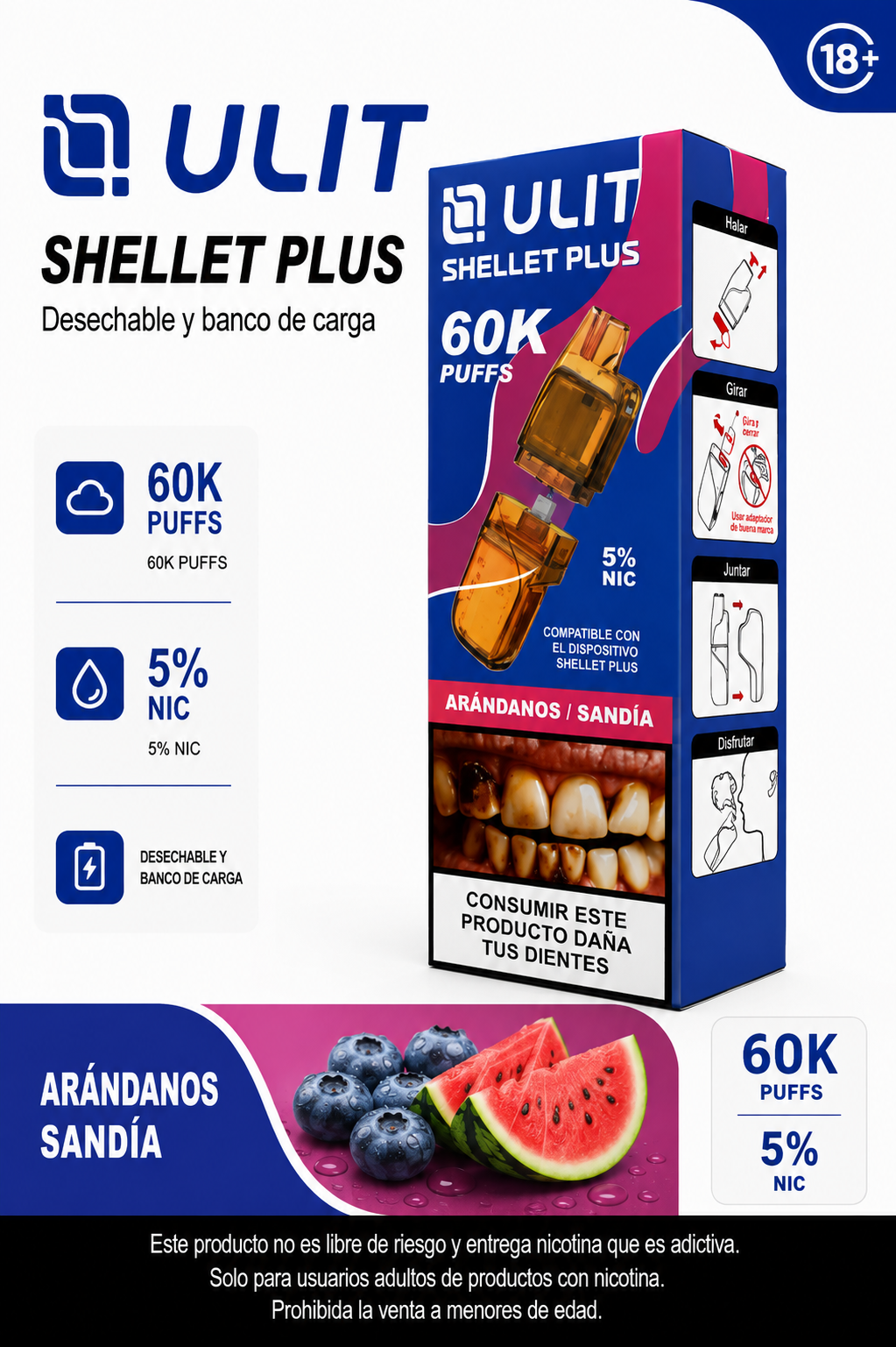 Cápsula prellenada de la marca ULIT