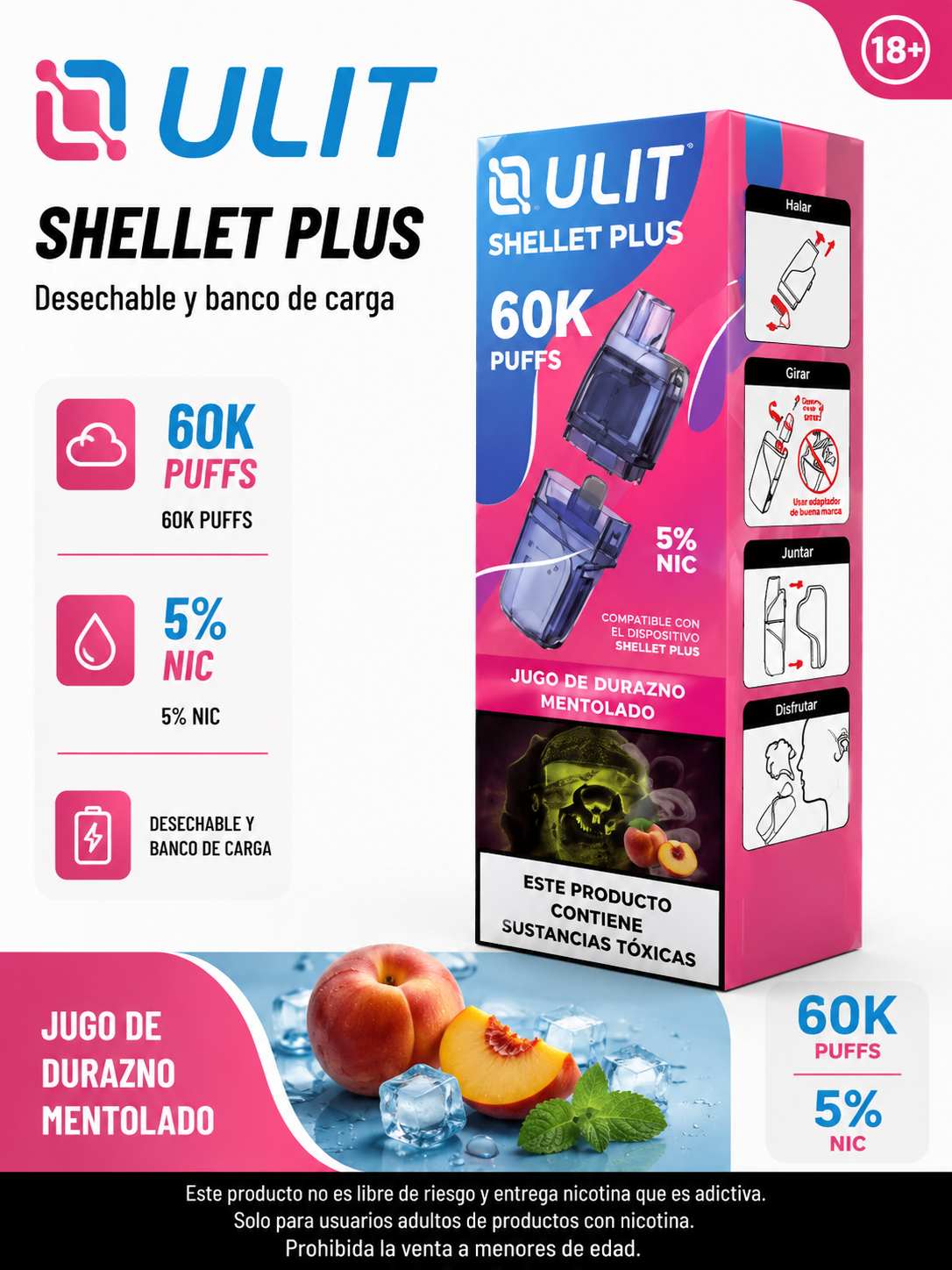 Cápsula prellenada de la marca ULIT