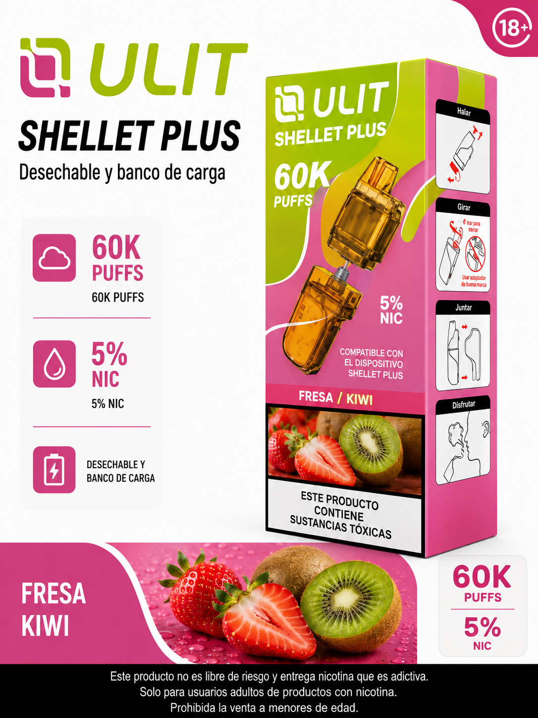 Cápsula prellenada de la marca ULIT