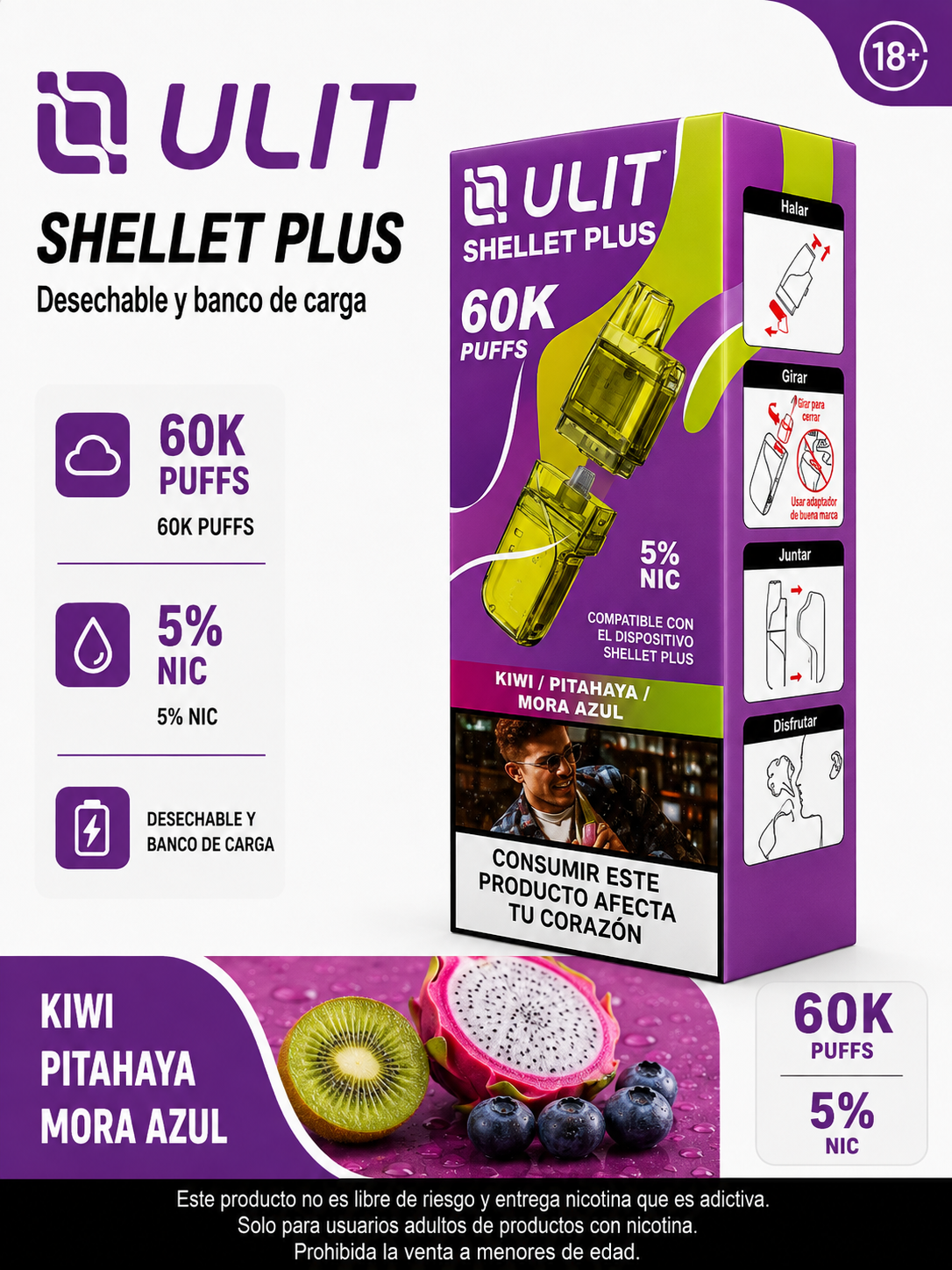 Cápsula prellenada de la marca ULIT