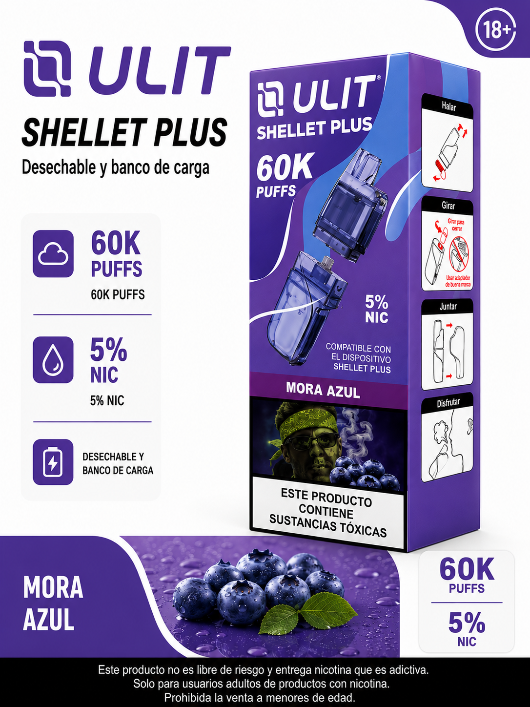 Cápsula prellenada de la marca ULIT