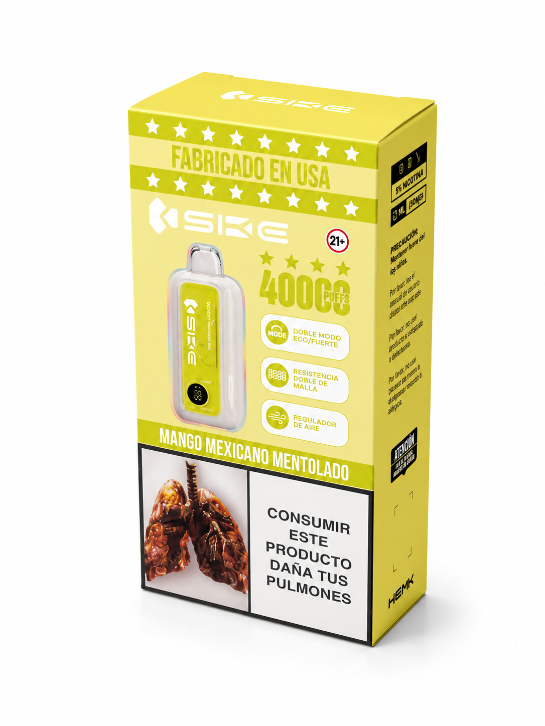 Vaporizador SIKE 40.000 Caladas