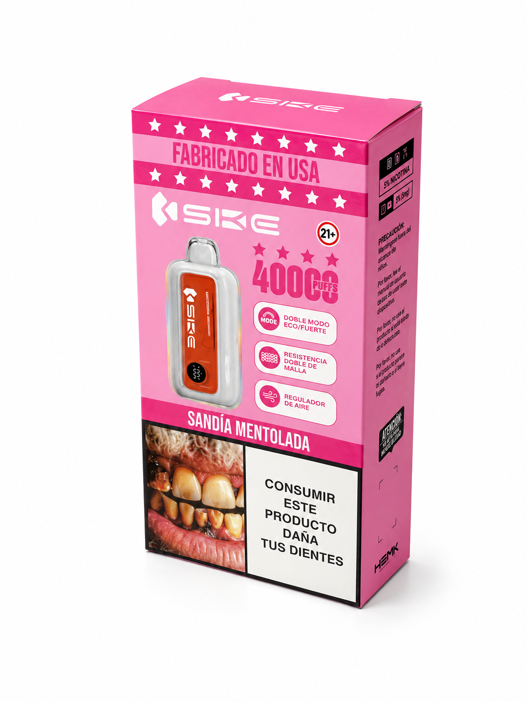 Vaporizador SIKE 40.000 Caladas