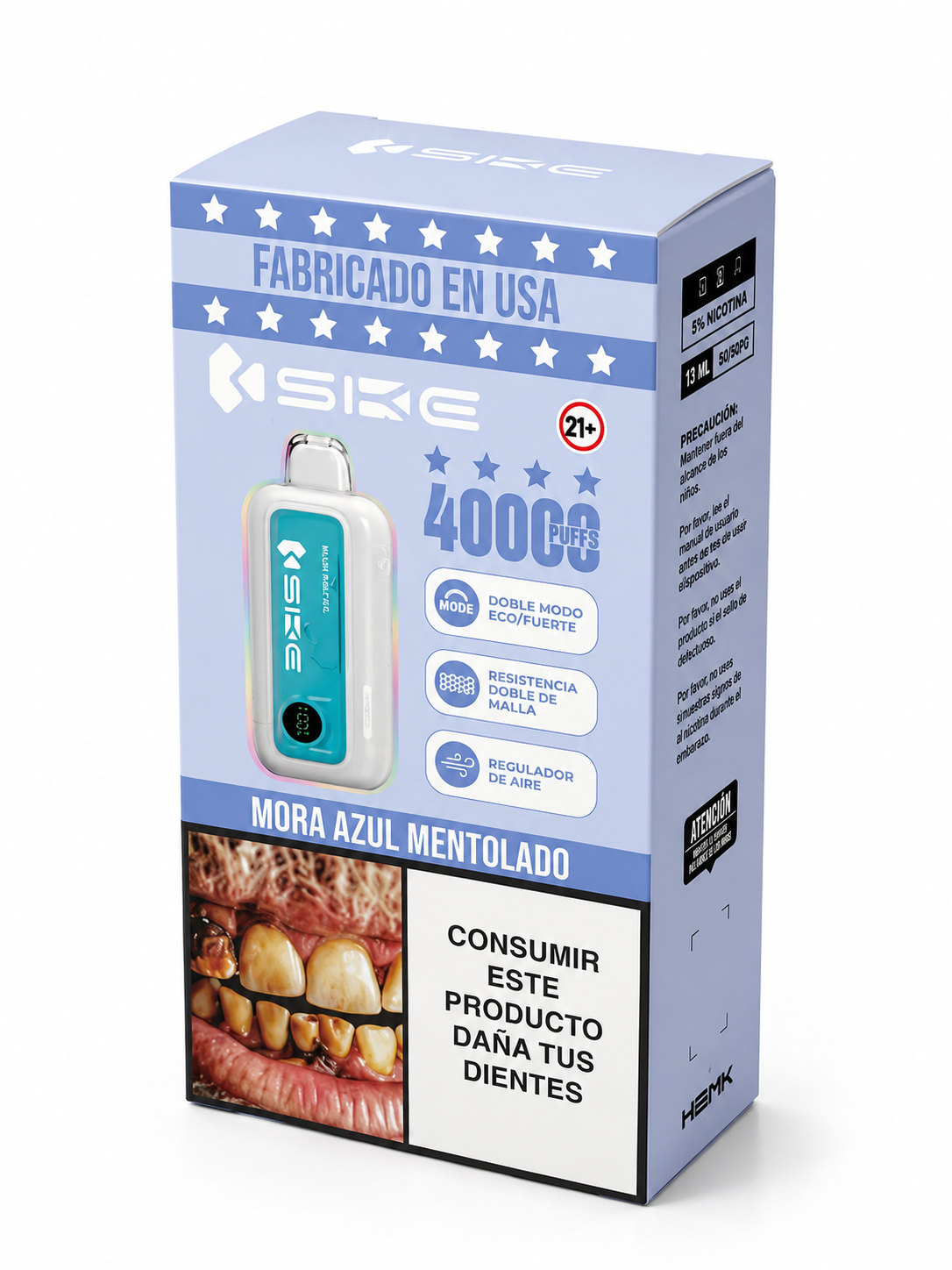 Vaporizador SIKE 40.000 Caladas