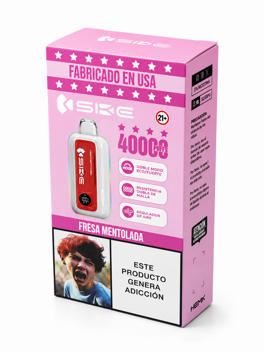 Vaporizador SIKE 40.000 Caladas