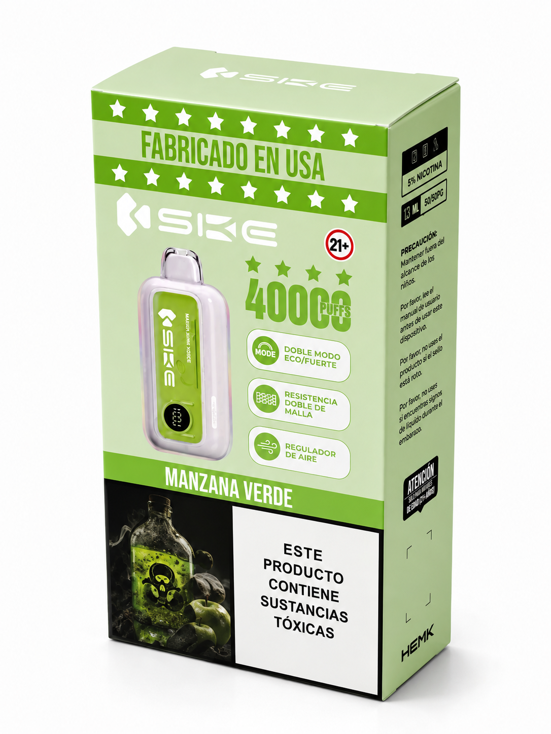 Vaporizador SIKE 40.000 Caladas