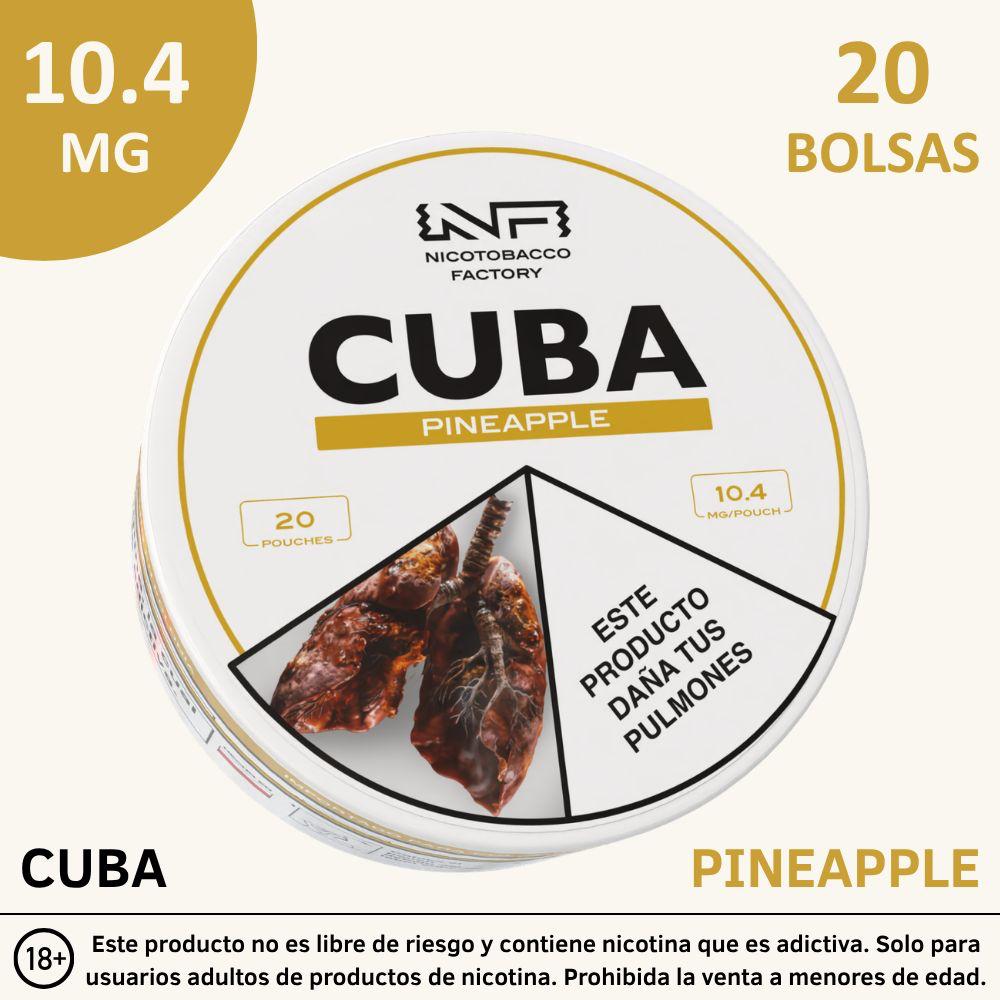 Pouches de Nicotina CUBA 10,4 mg – 20 Unidades