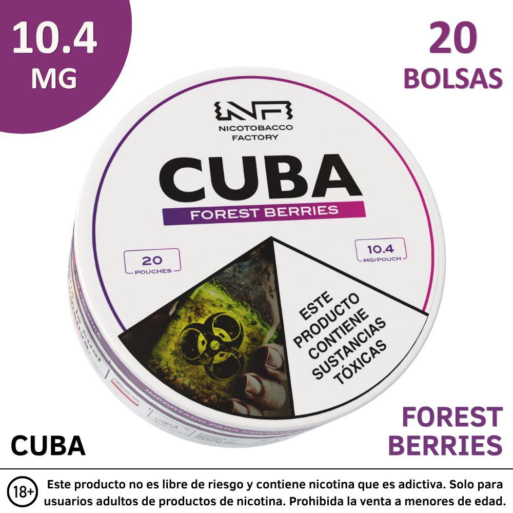 Pouches de Nicotina CUBA 10,4 mg – 20 Unidades