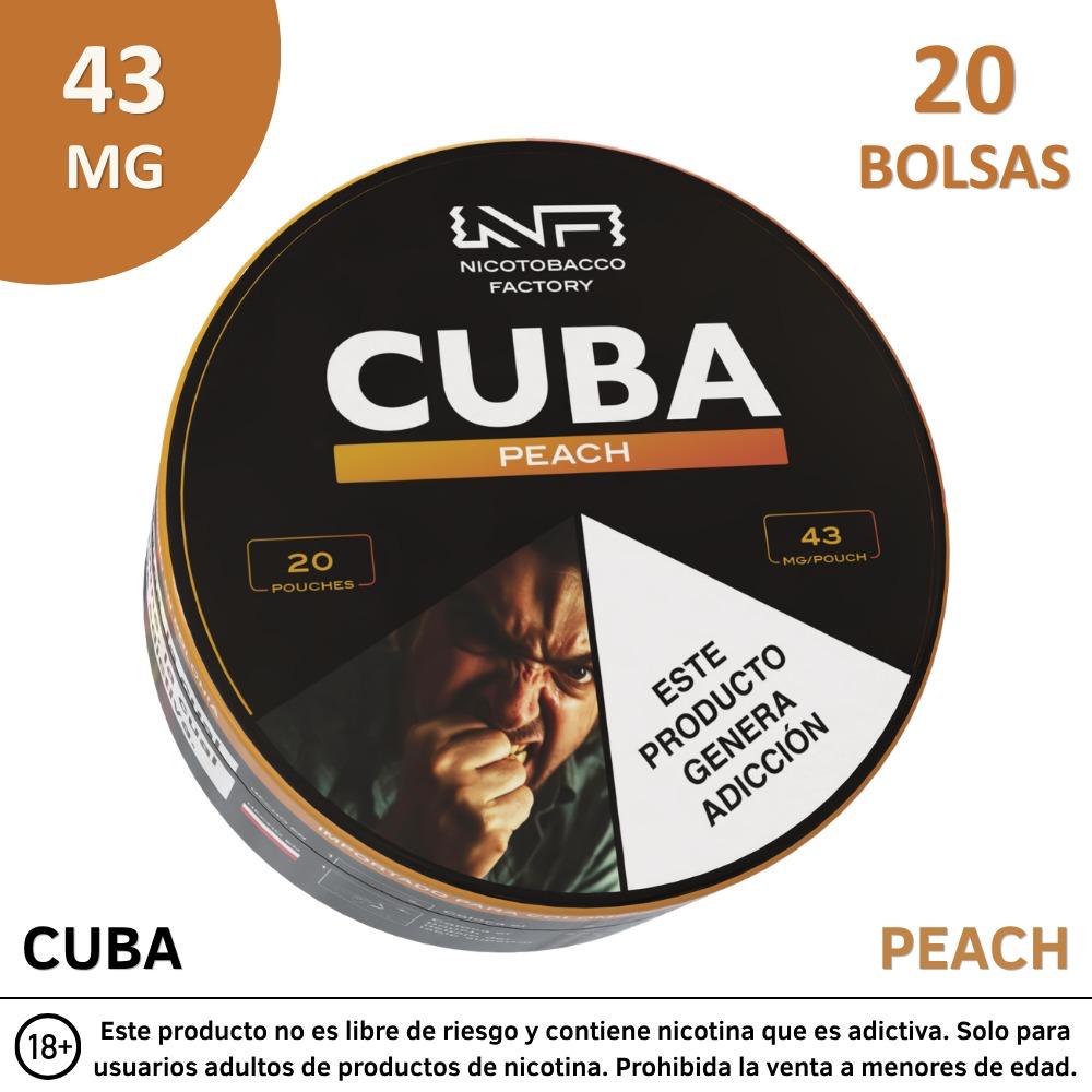 Pouches de Nicotina CUBA 43 mg – 20 Unidades