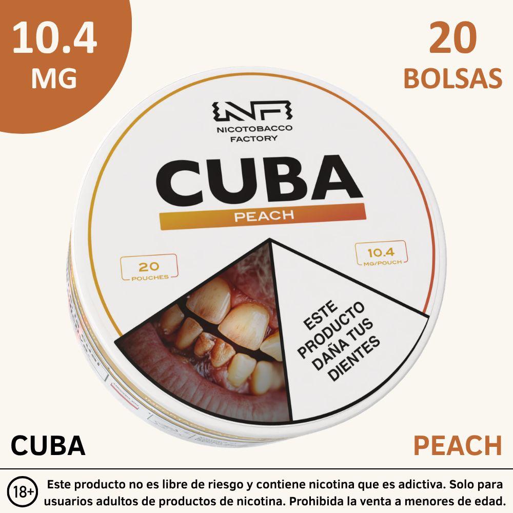 Pouches de Nicotina CUBA 10,4 mg – 20 Unidades