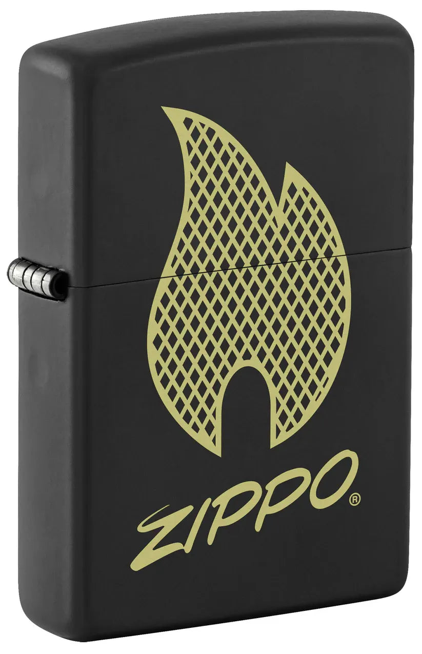 Zippo Logo en negro mate