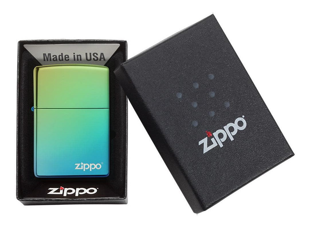 Encendedor Zippo Verde Espejo