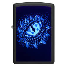 Zippo ojo Dragón negro