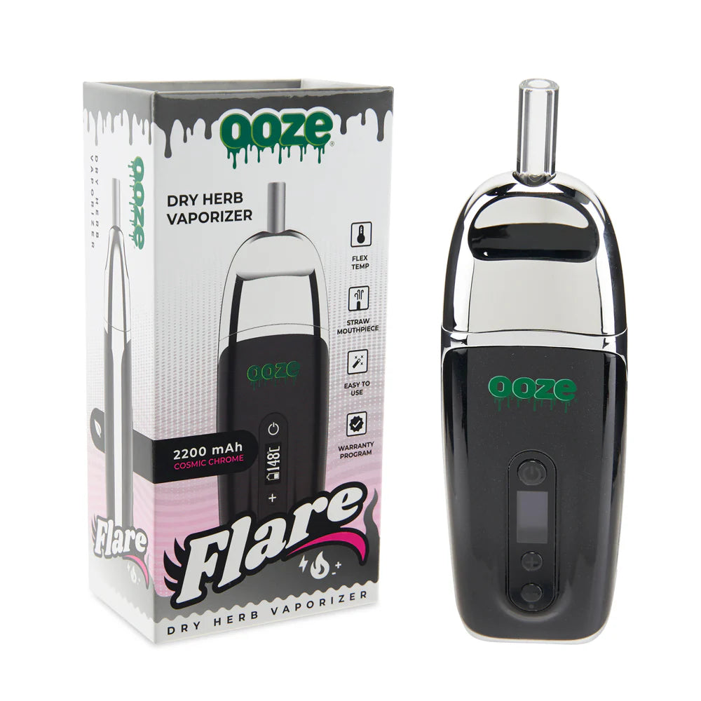 Vaporizador de hierbas secas Flare - Cosmic Chrome
