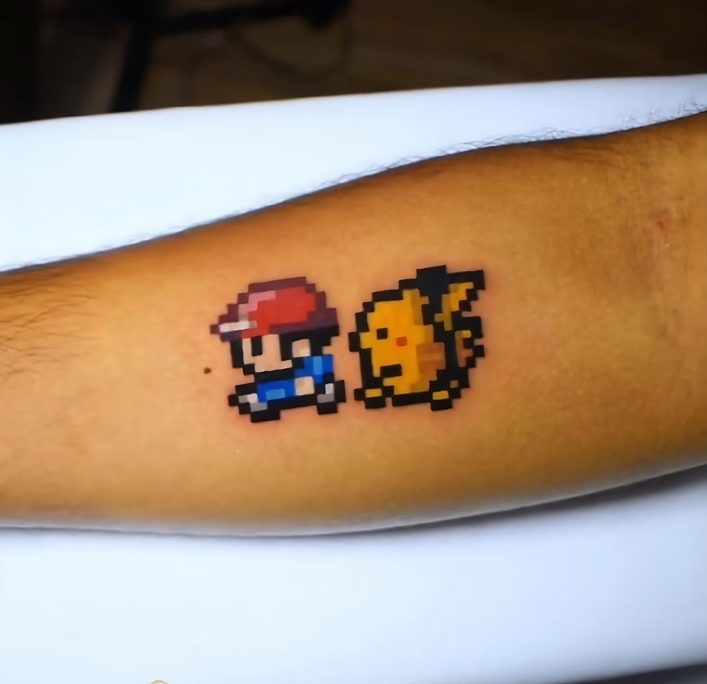 Tattoo pixel art 8 bits