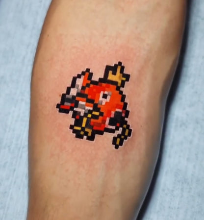 Tattoo pixel art 8 bits