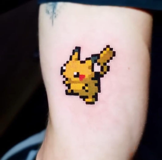 Tattoo pixel art 8 bits