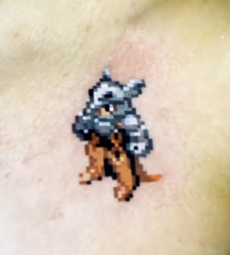 Tattoo pixel art 32/64 bits