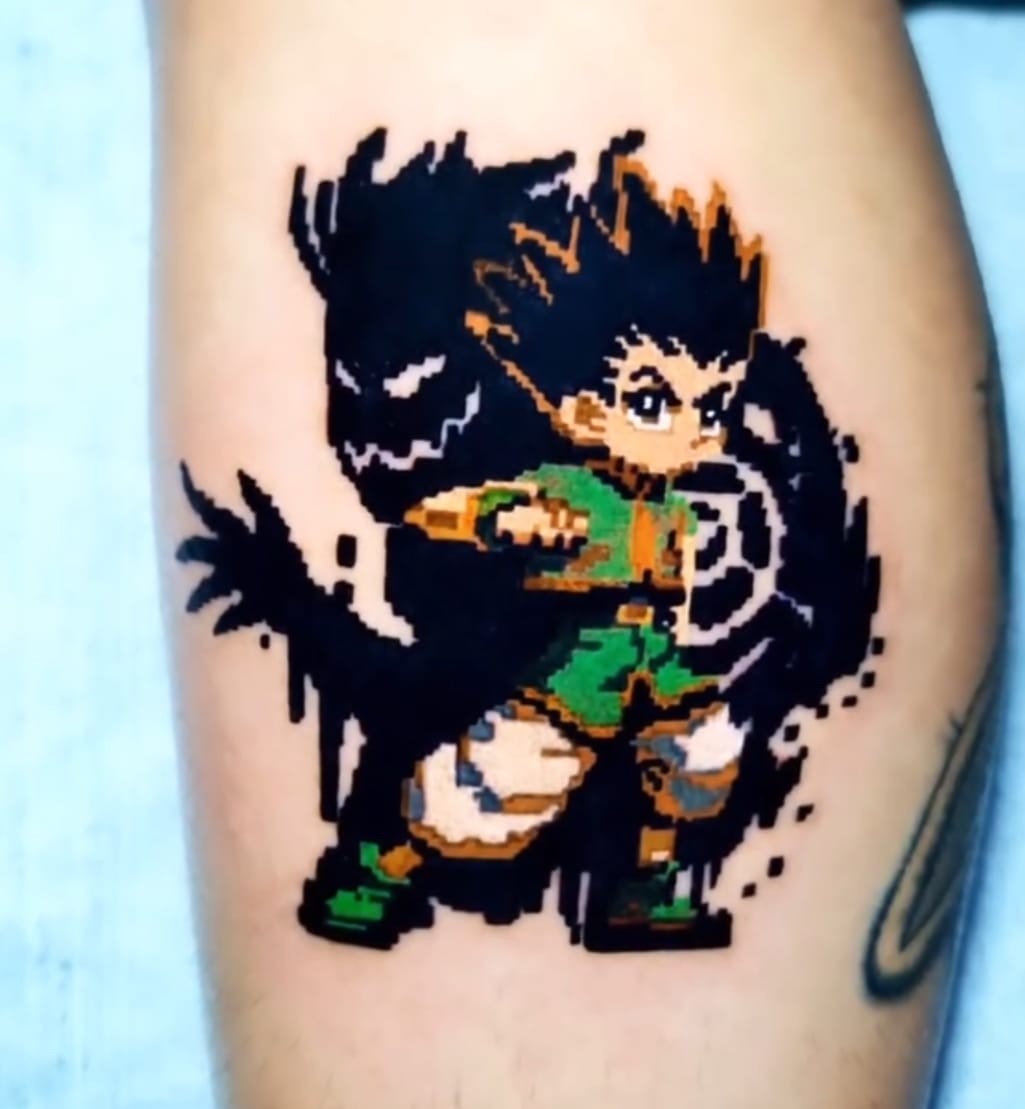 Tattoo pixel art 128 bits