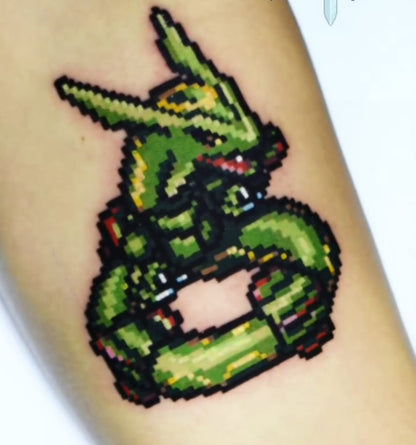 Tattoo pixel art 128 bits