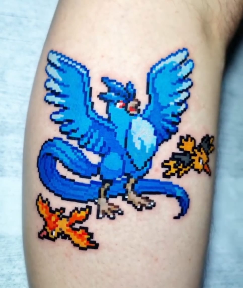 Tattoo pixel art 128 bits