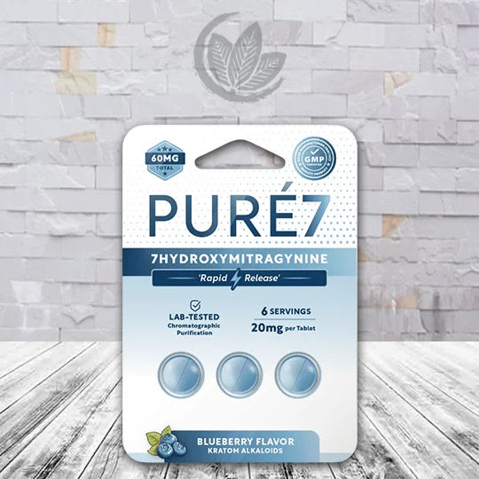 PURÉ7  Kratom Tabletas x3