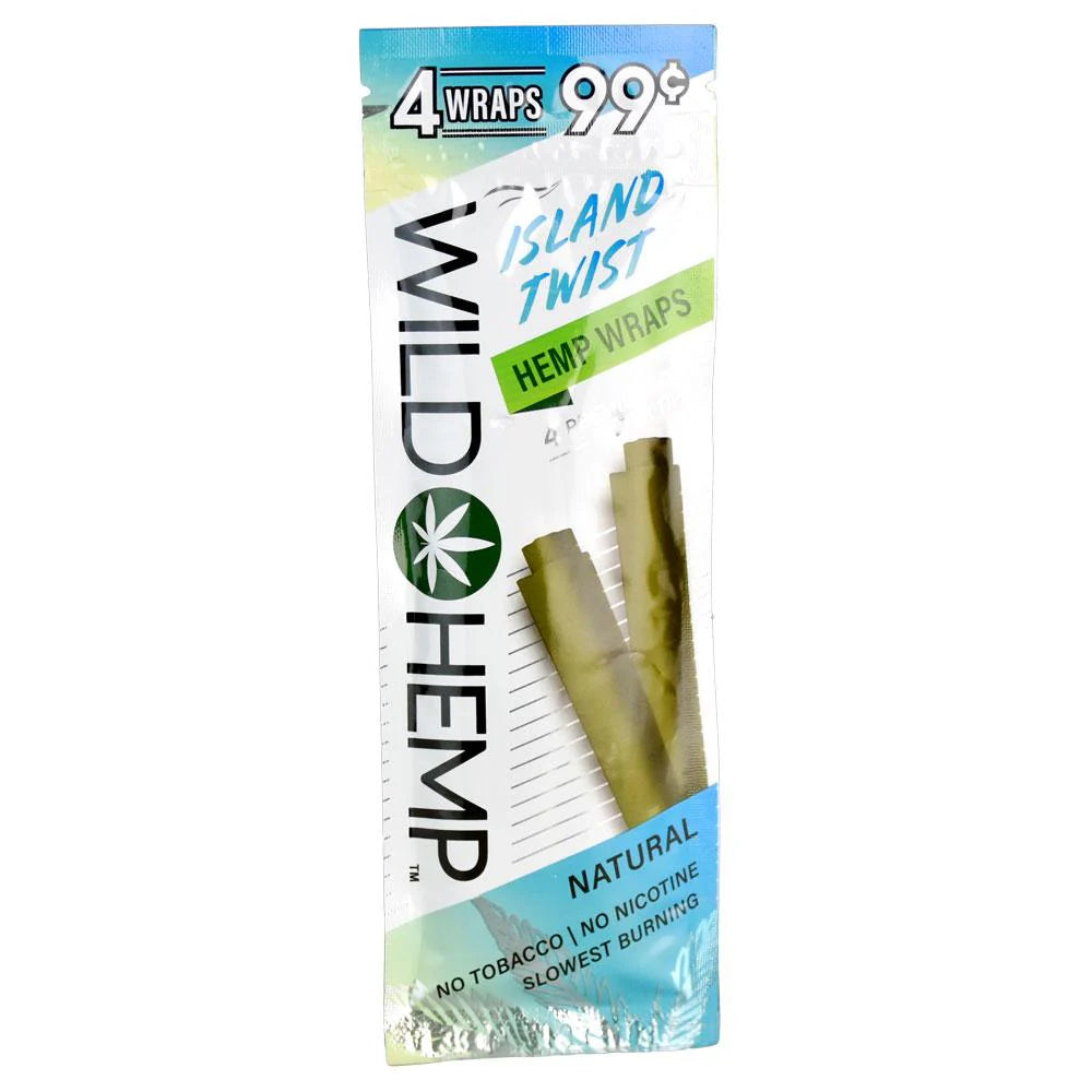 WILD HEMP WRAPS ISLAND TWIST + TIPS