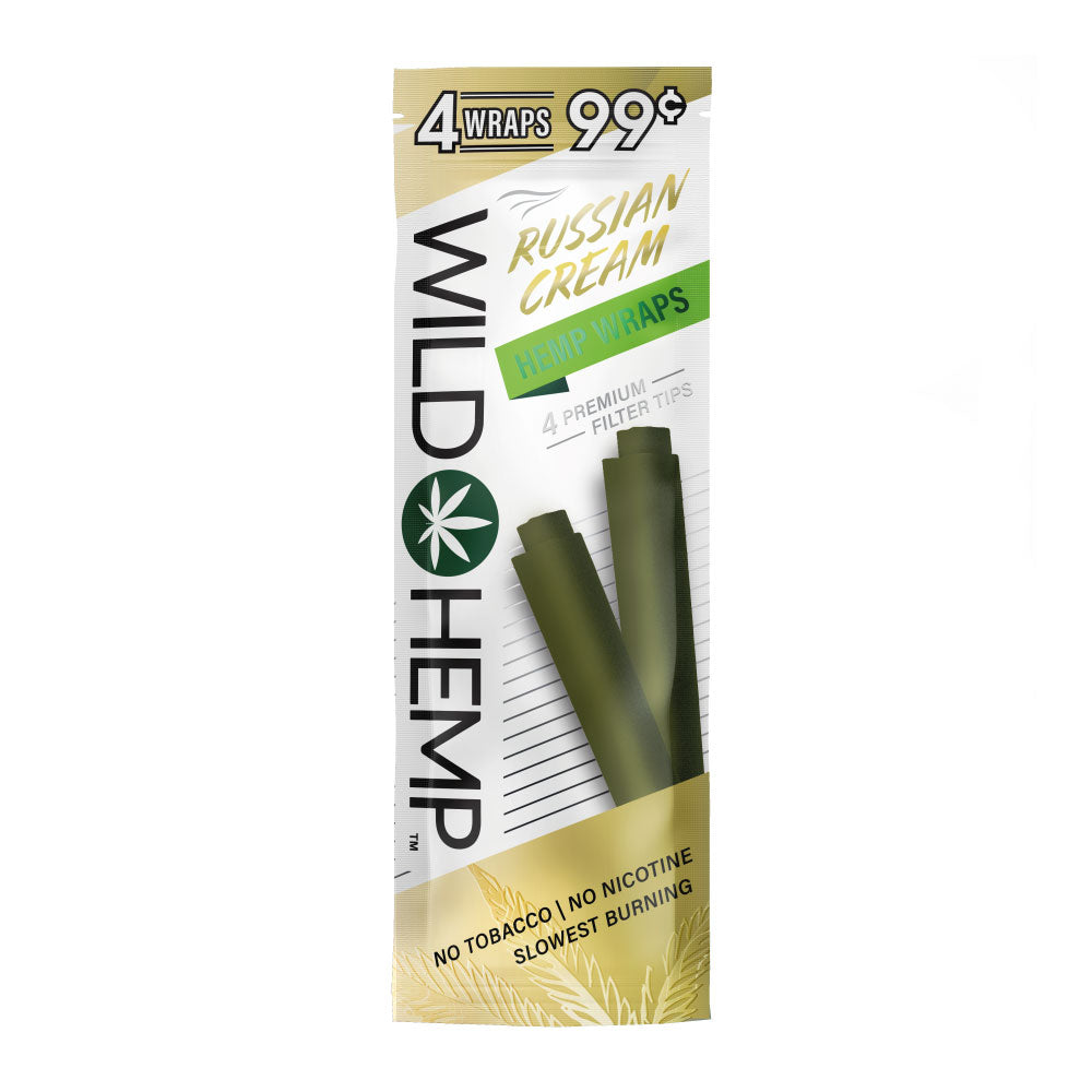 WILD HEMP WRAPS RUSSIAN CREAM + TIPS
