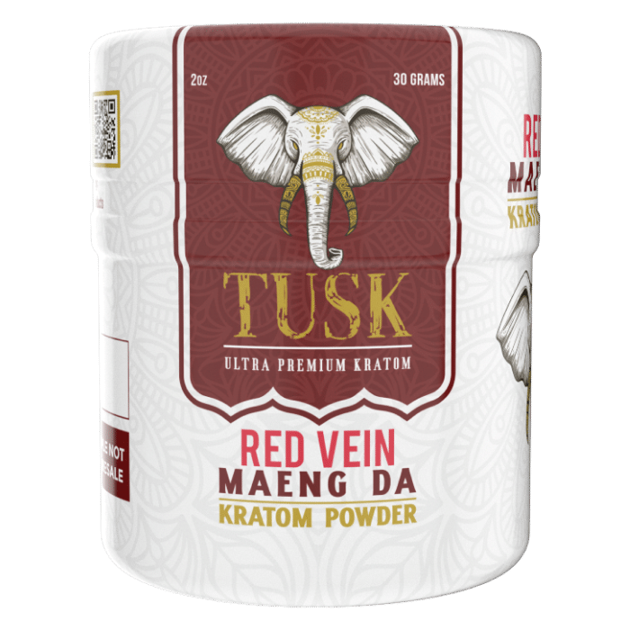 TUSK Kratom Red Vein Powder 100 Gr And 250 Gr
