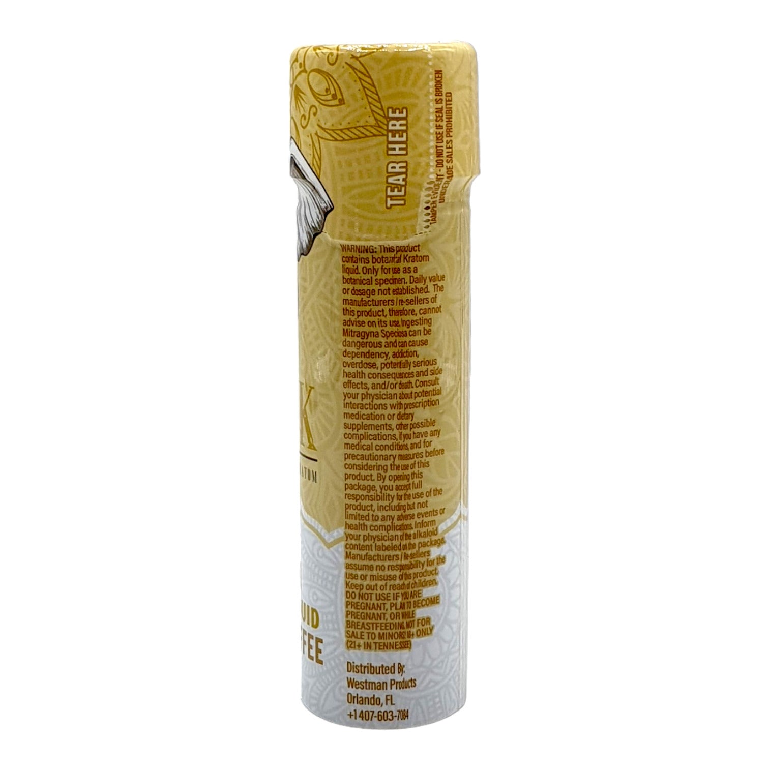 Tusk Vanilla Coffee Gold Kratom Shot 150mg
