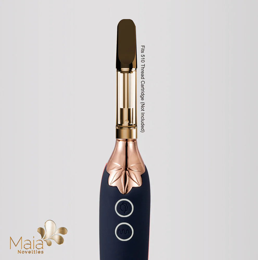 VAPORADOR Vibrador de Silicona Negro Serie 420
