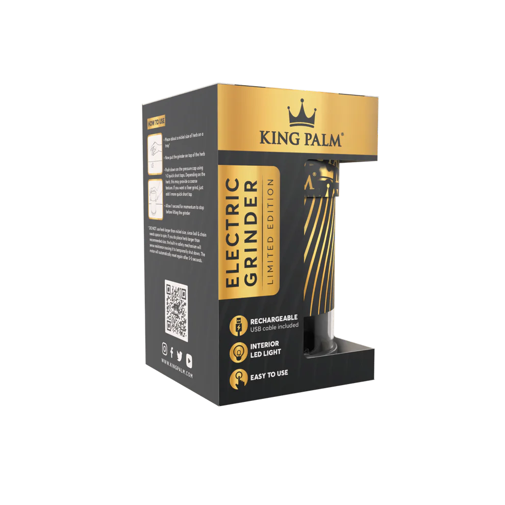 Grinder electrico King Palm x Wakit - Moledor eléctrico