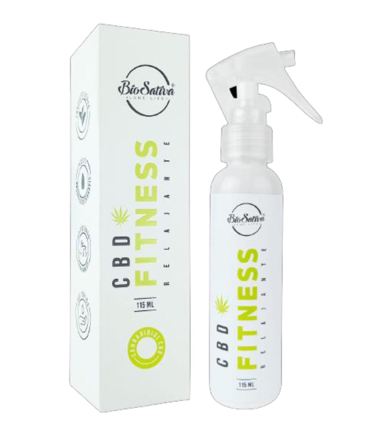 Bio Sativa CBD FITNESS RELAJANTE 115ML
